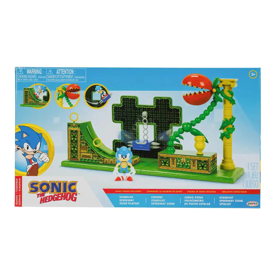 Jakks Pacific Sonic the Hedgehog Stardust Speedway Zone Playset