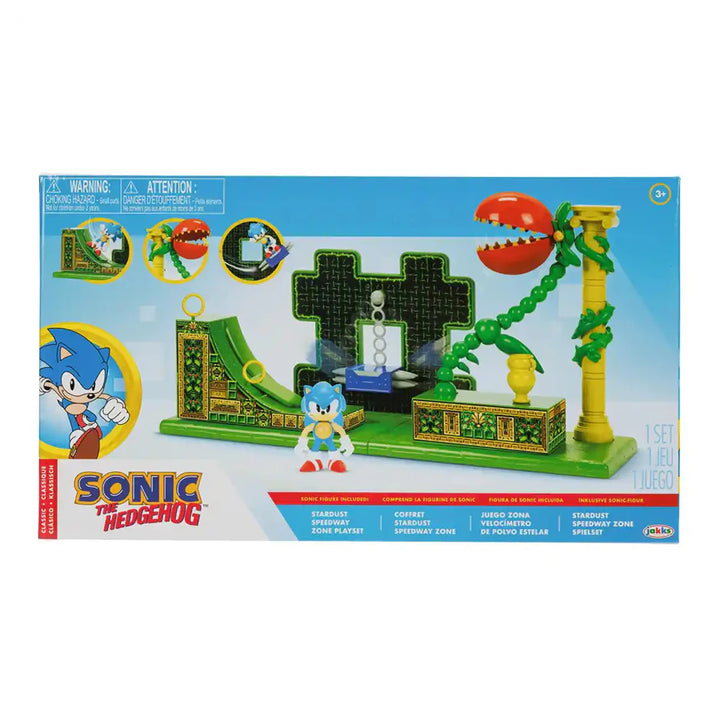 Jakks Pacific Sonic the Hedgehog Stardust Speedway Zone Playset