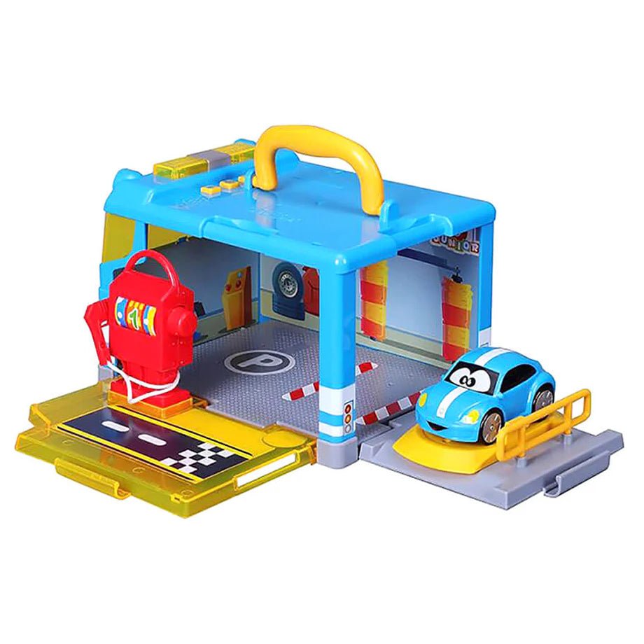 BB Junior My 1st Carry Along Garage Playset (Blue)