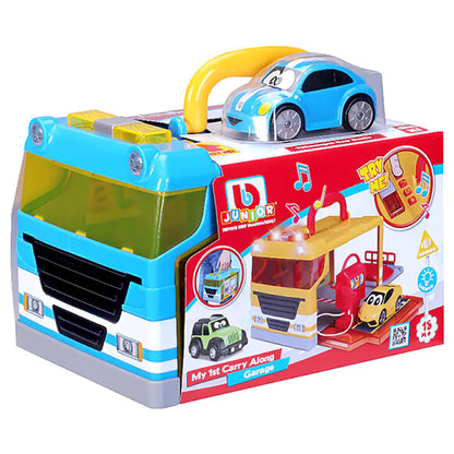 BB Junior My 1st Carry Along Garage Playset (Blue)