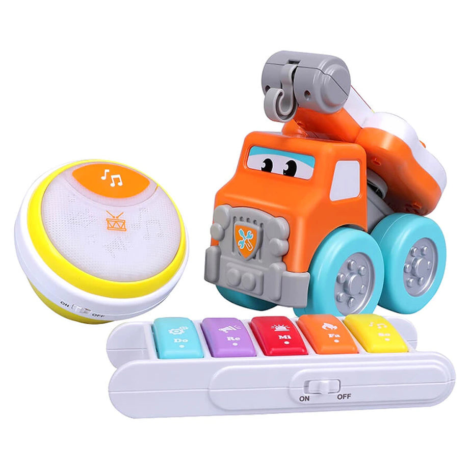 BBJunior 3-in-1 Play Drive N Rock Truck Gift Set (1:24)