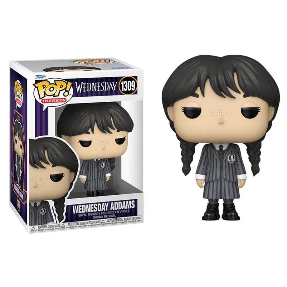 Pop Television Wednesday: Wednesday Addams Vinyl Figure (9.5 Cm)
