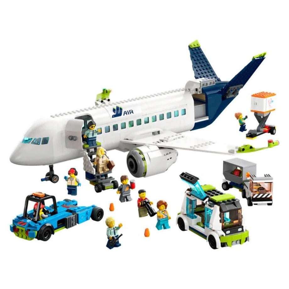 LEGO City Passenger Aeroplane 60367 Building Toy Set (930 Pieces)
