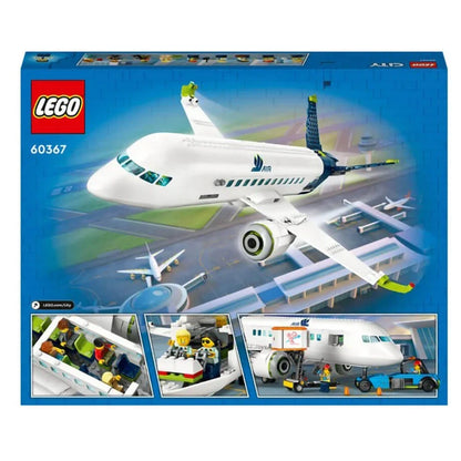 LEGO City Passenger Aeroplane 60367 Building Toy Set (930 Pieces)