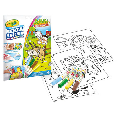 Crayola Color Wonder Mess Free Animal Friends Coloring Pages & Markers