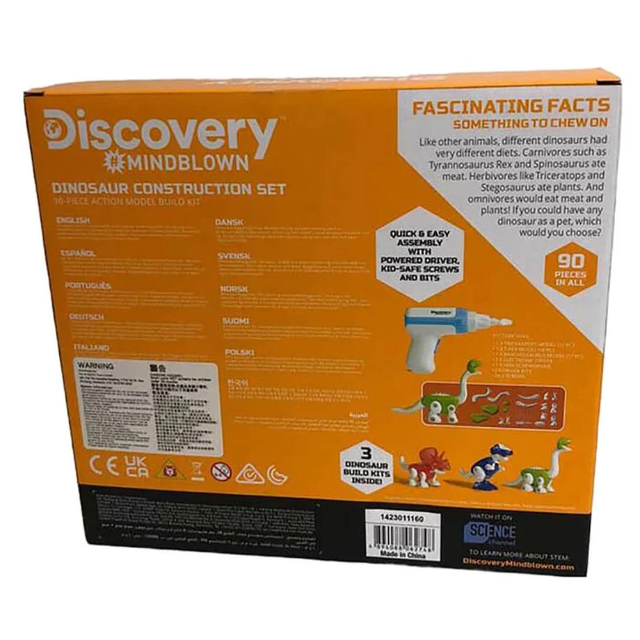 Discovery Mindblown Dinosaur Construction Set (90 Pieces)