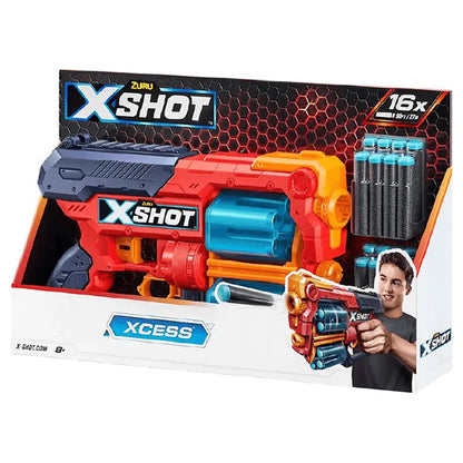 X-Shot Tk-12 Excel Xcess Blaster With 16 Darts
