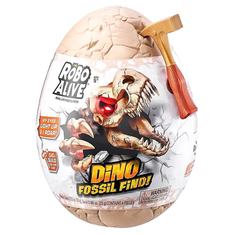 Robo Alive Mega Dinosaur Fossile Find Mystery Egg