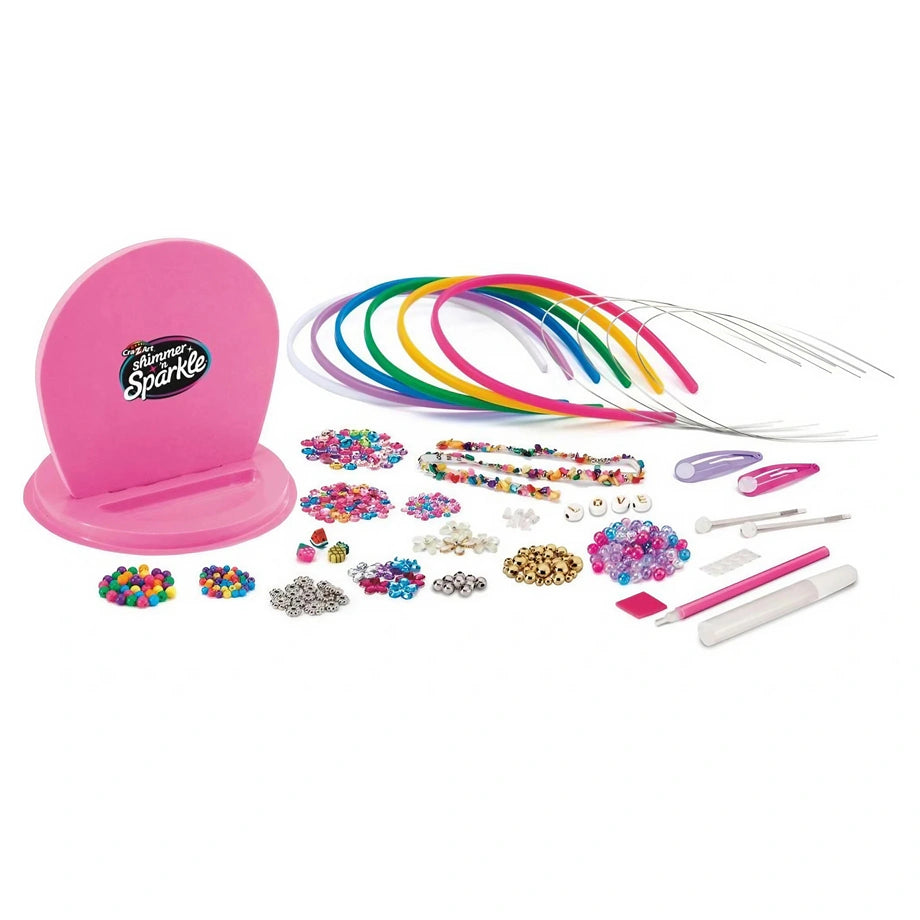 CraZ Art Shimmer 'n Sparkle Sparkling Headband and Barrettes D.I.Y. Kit