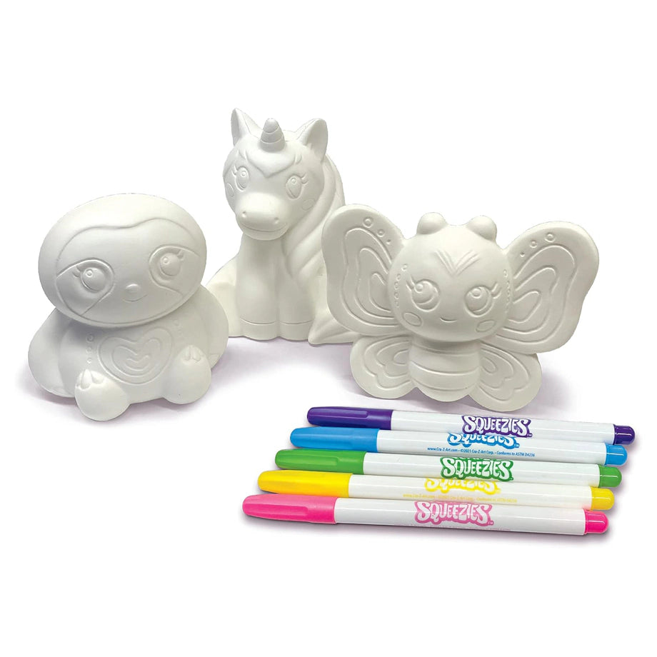 CraZ Art Shimmer ‘n Sparkle Cra-Z-Squeezies Color Your Own Squeezies Kit