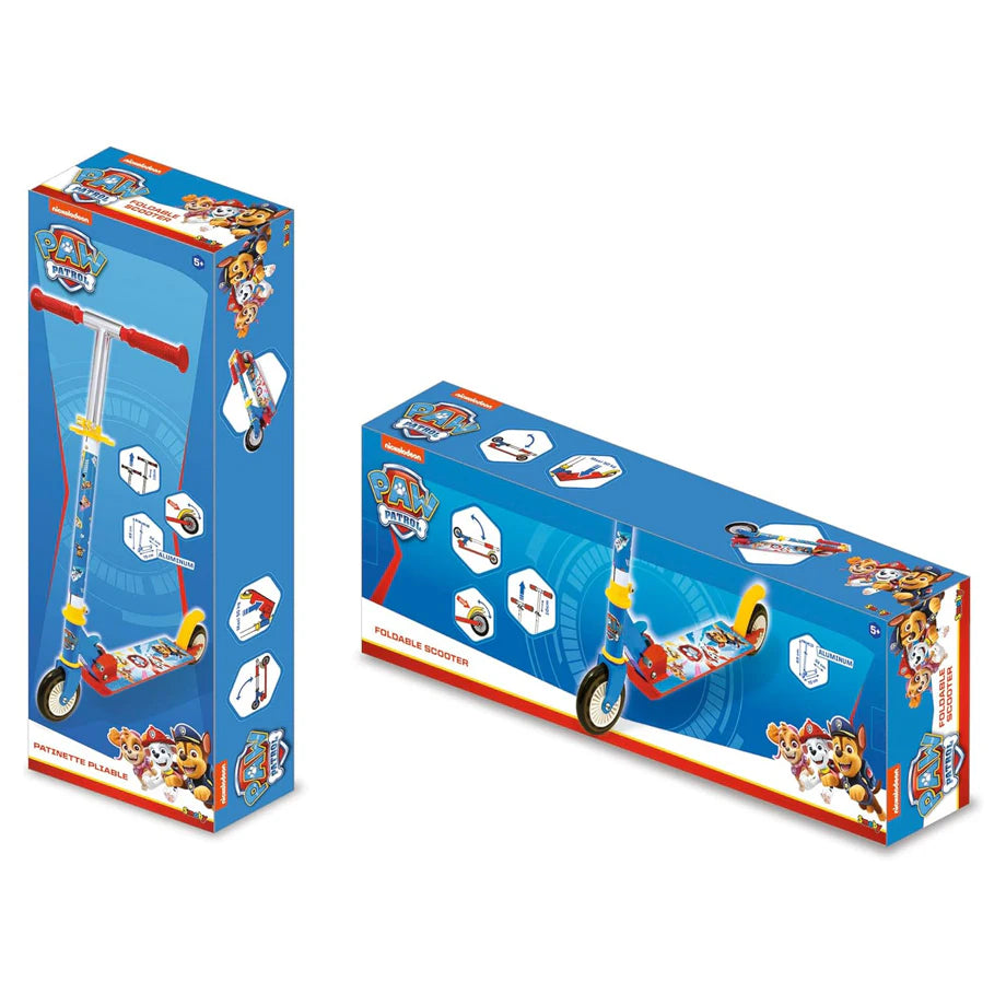 Smoby PAW Patrol 2-Wheel Foldable Scooter for Kids