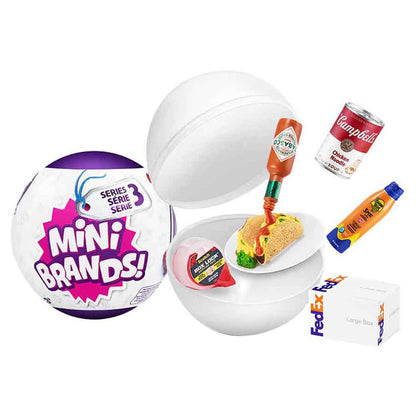 5 Surprise Mini Brands Global Series 3 Surprise Toy