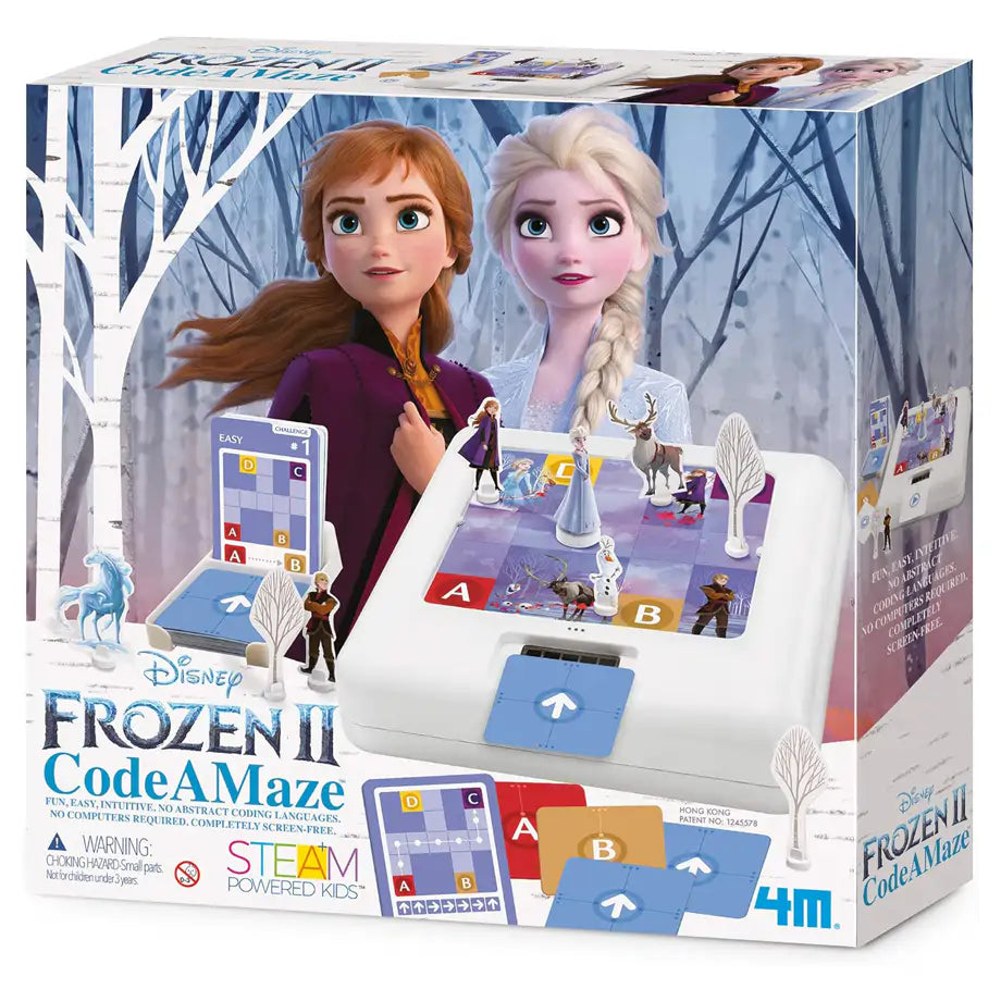 4M Disney Frozen 2 Code A Maze Card Game