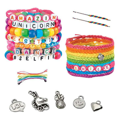 Cra-Z-Art Sparkle Deluxe Bead & Charm Bracelet Studio (950 Pieces)
