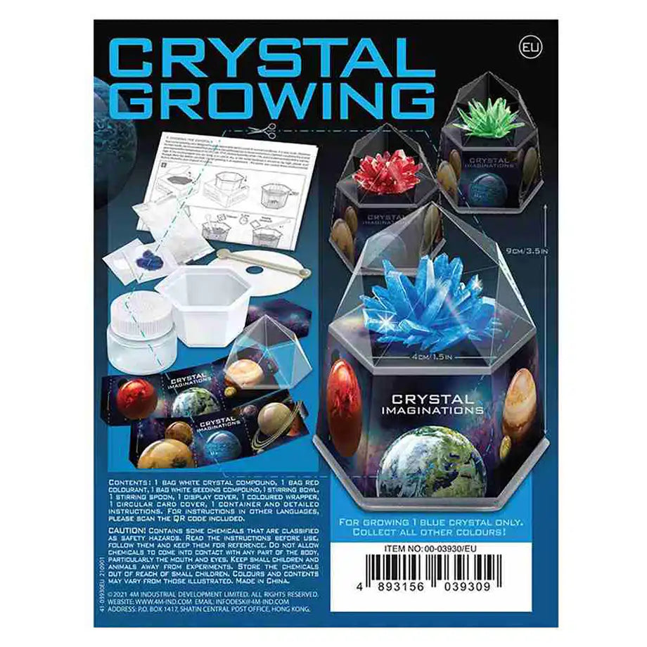 4M Crystal Imaginations Space Gem Crystal Growing Kit (Blue)