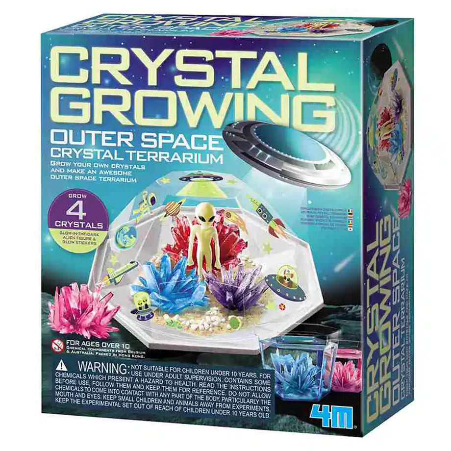 4M Crystal Terrarium Outer Space Crystal Growing Kit (4 Pieces)