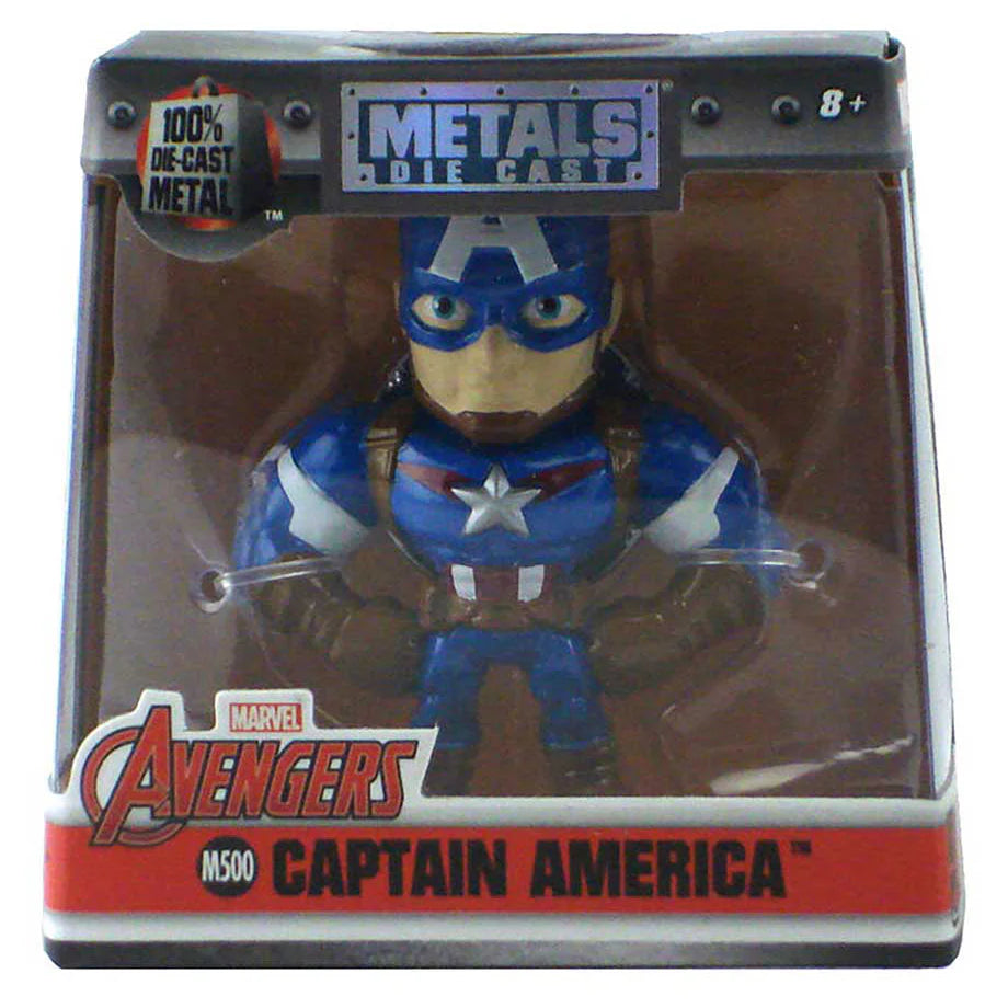 Jada Metafigs Marvel Avengers Metal Die-cast Figures (6 cm, 4 Pack)