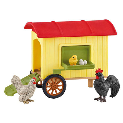 Schleich Farm World Mobile Chicken Coop Playset