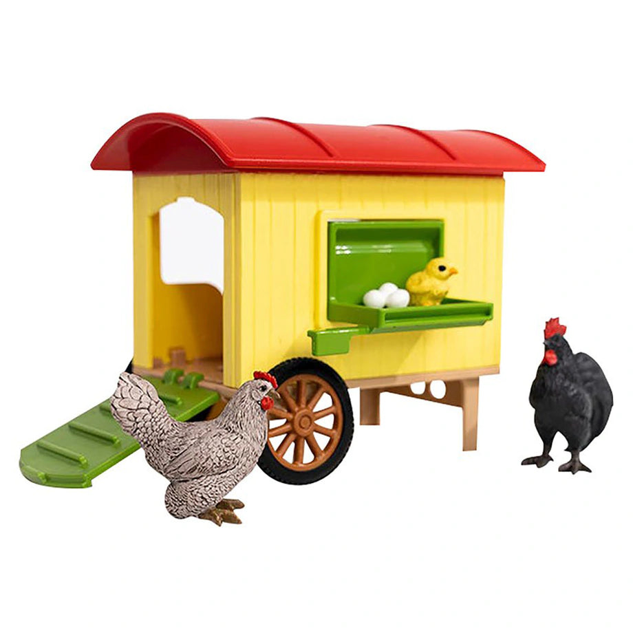 Schleich Farm World Mobile Chicken Coop Playset