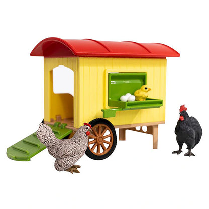 Schleich Farm World Mobile Chicken Coop Playset