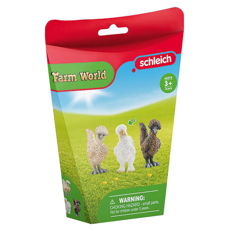 Schleich Farm World 3 Chicken Friends Figure