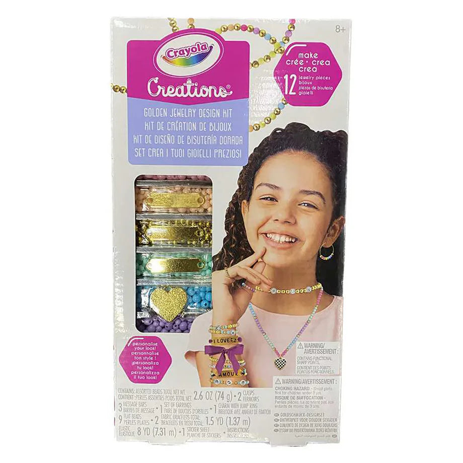 Crayola Creations Golden Bracelet DIY Kit