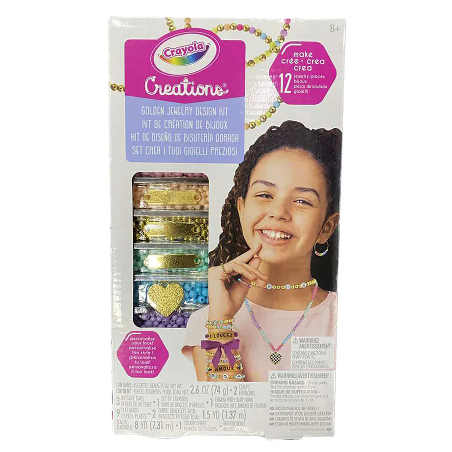 Crayola Creations Golden Bracelet DIY Kit