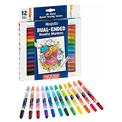 Crayola Dual Ended Doodle Markers (12 Count)