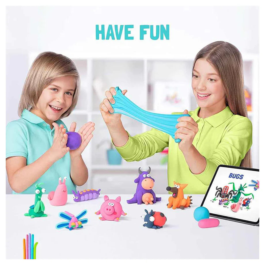 Hey Clay Monsters Air-Dry Clay DIY Kit (15 Cans)