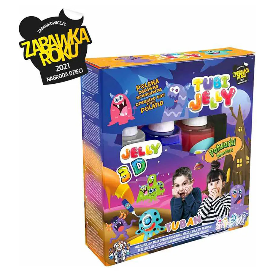 TubanTubi Jelly 3D Monsters DIY Kit (3 Colors)