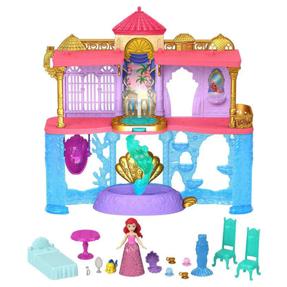 Disney Princess Deluxe Castle House with Ariel Doll Playset