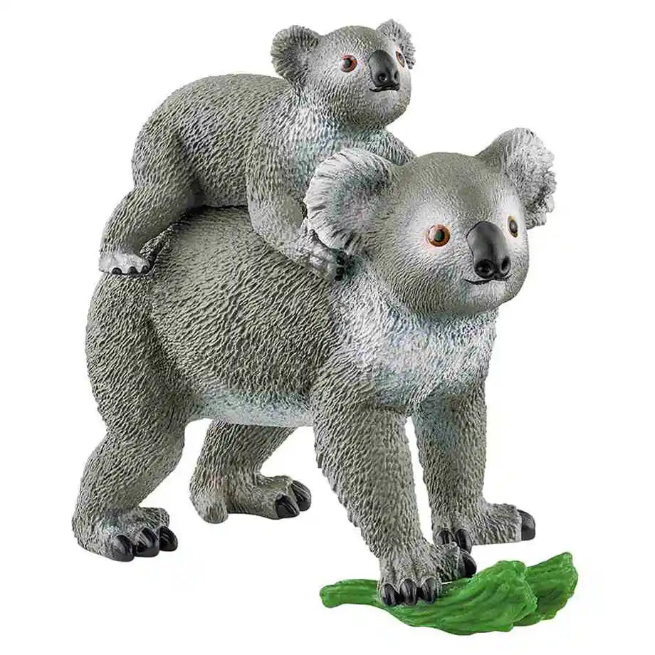 Schleich Koala Mother with Baby Animal Figures