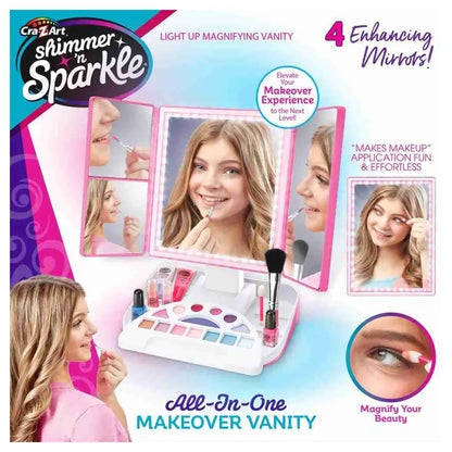 Cra-Z-Art Shimmer N Sparkle All-In-One Makeover Vanity Set