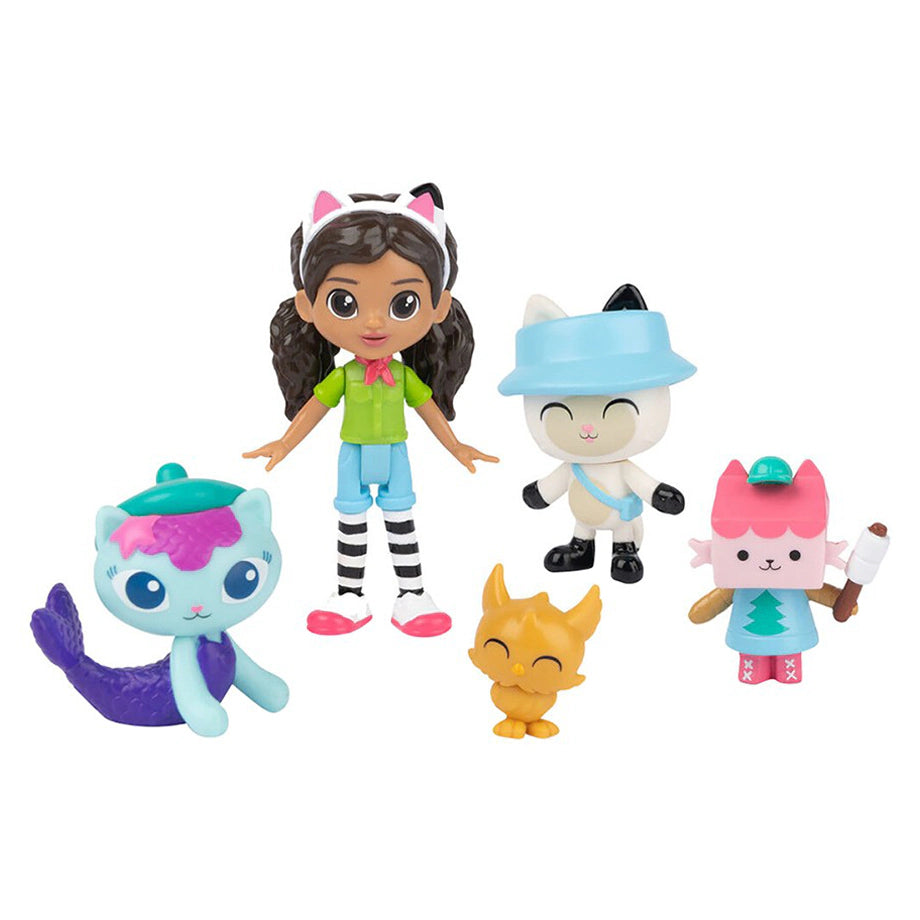 Gabby'S Dollhouse Gabby & Friends Camping Figure Set (4 Pack)