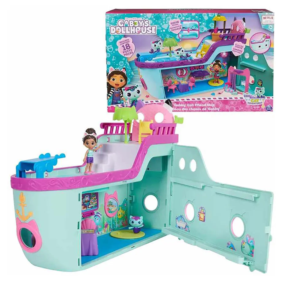 Gabby'S Dollhouse Cruise Ship Doll Playset
