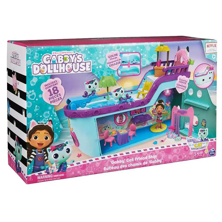 Gabby'S Dollhouse Cruise Ship Doll Playset