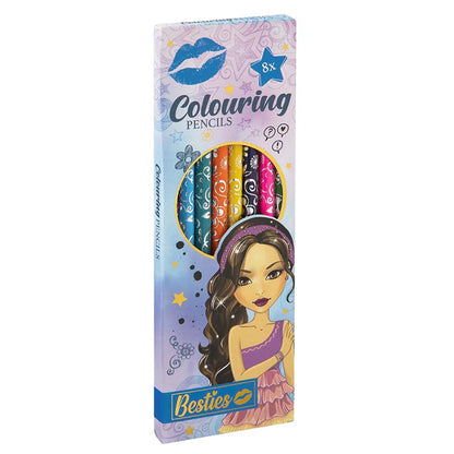 Grafix Besties Colored Pencil Set (8 Pieces)