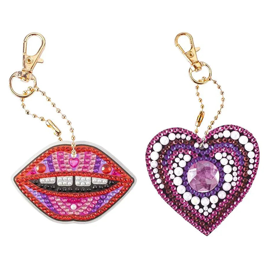 Grafix Besties DIY Diamond Painting Keyring (Assorted)