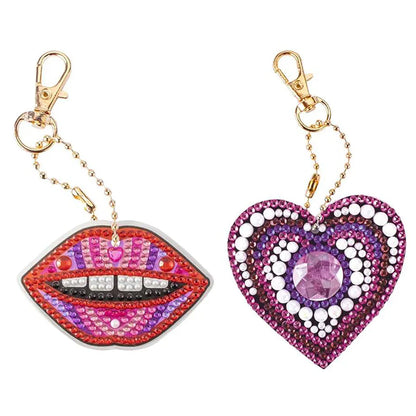 Grafix Besties DIY Diamond Painting Keyring (Assorted)