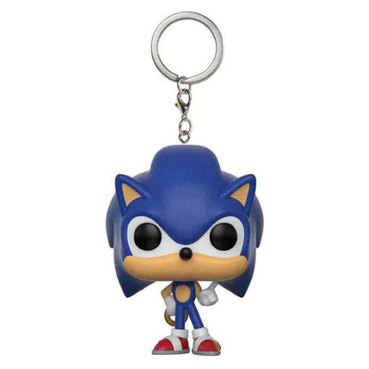 Pocket Pop Sonic The Hedgehog Sonic With Ring Vinyl Figure Keychain