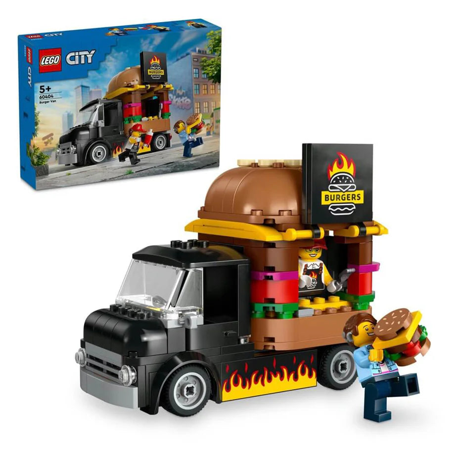 LEGO City Burger Van 60404 Building Toy Set (194 Pieces)