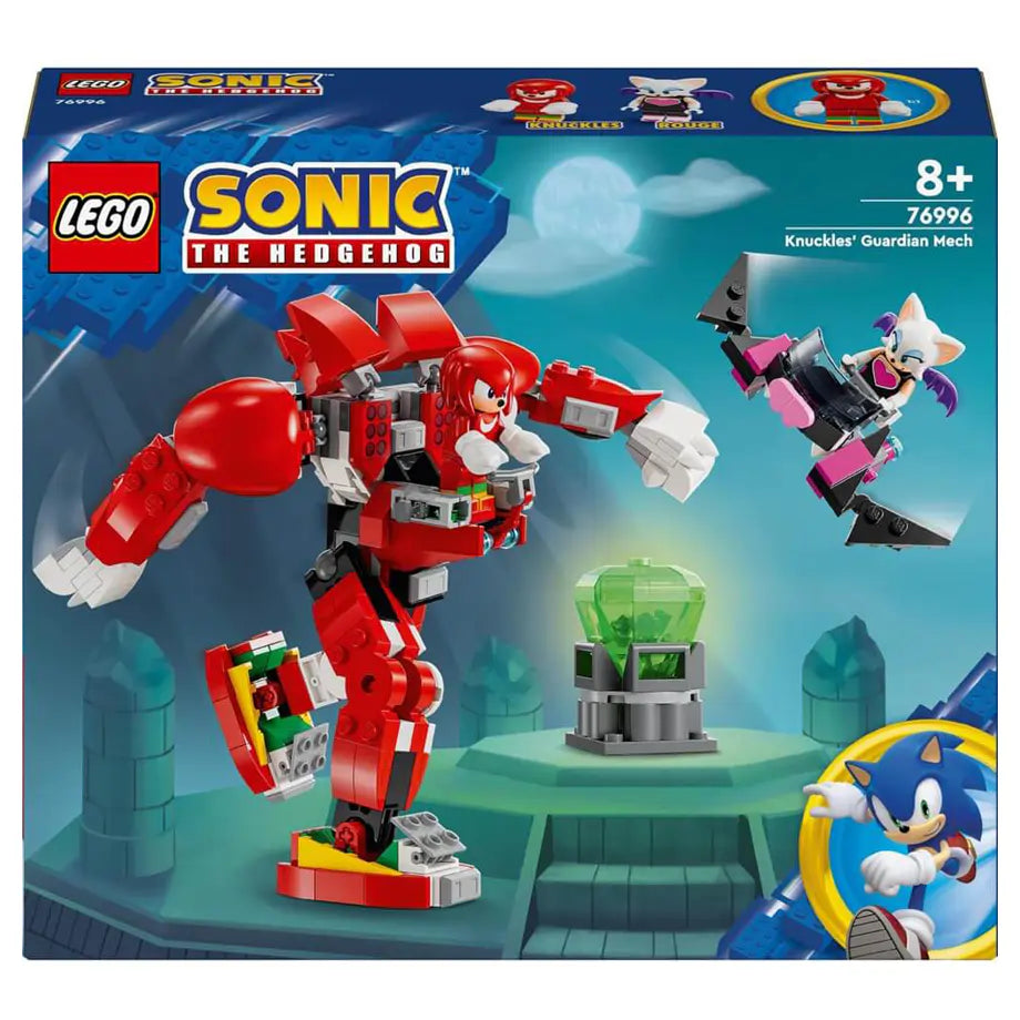 LEGO Sonic the Hedgehog Knuckles’ Guardian Mech 76996 Building Toy Set (276 Pieces)