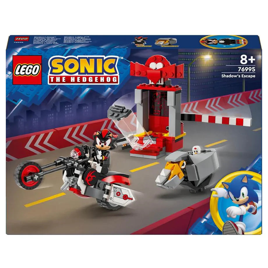 LEGO Sonic the Hedgehog Shadow the Hedgehog Escape 76995 Building Toy Set (196 Pieces)