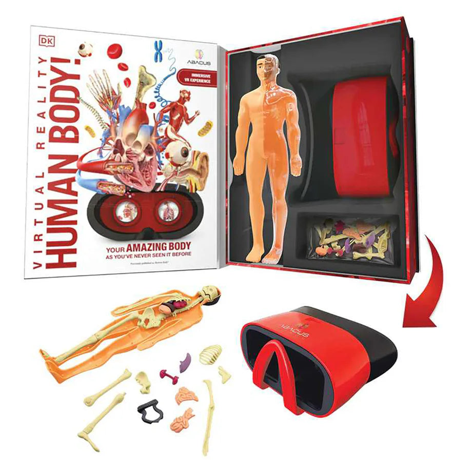 Abacus VR Human Body Discovery STEAM Interactive Activity Set with DK Book