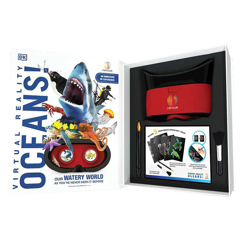 Abacus VR Oceans Discovery STEAM Interactive Activity Set with DK Book
