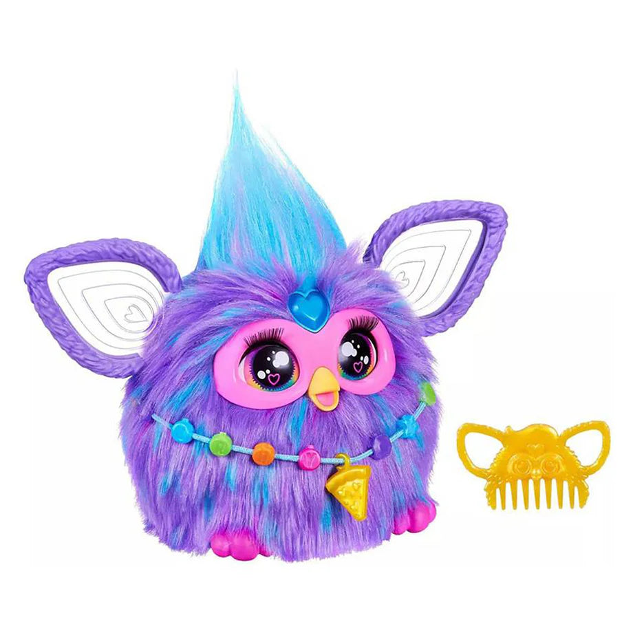 Furby Be My Best Friend? Purple Interactive Plush Toy (15 cm)