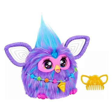 Furby Be My Best Friend? Purple Interactive Plush Toy (15 cm)