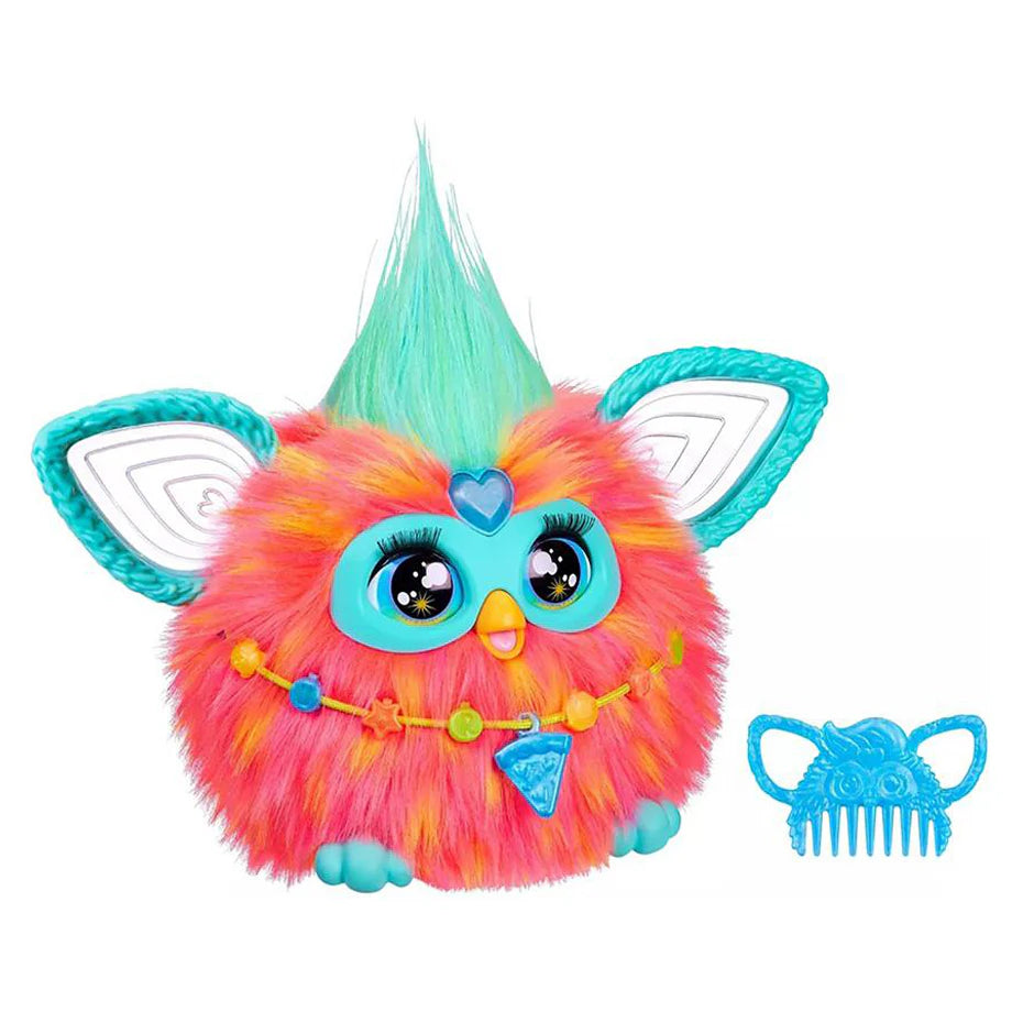Furby Be My Best Friend? Coral Interactive Plush Toy (15 cm)