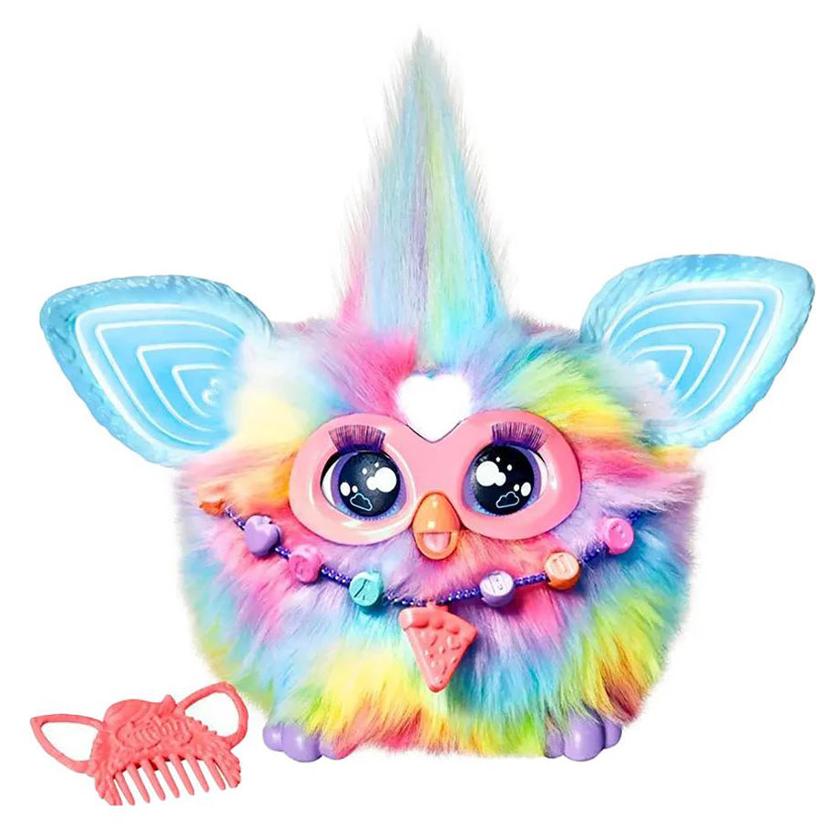 Furby Be My Best Friend? Tie Dye Interactive Plush Toy (15 cm)