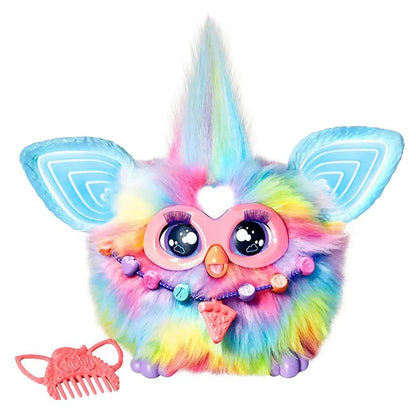 Furby Be My Best Friend? Tie Dye Interactive Plush Toy (15 cm)